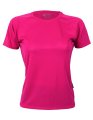 Dames Sportshirt CONA SPORTS Rainbow Tech Tee magenta